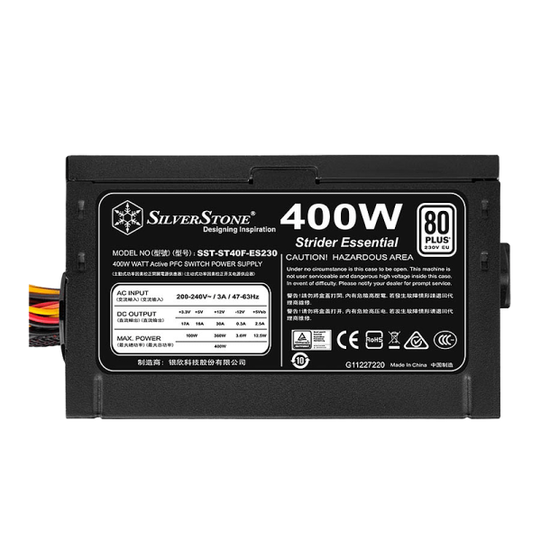 پاور POWER SILVERSTONE 400 W SST-ST40F-ES230